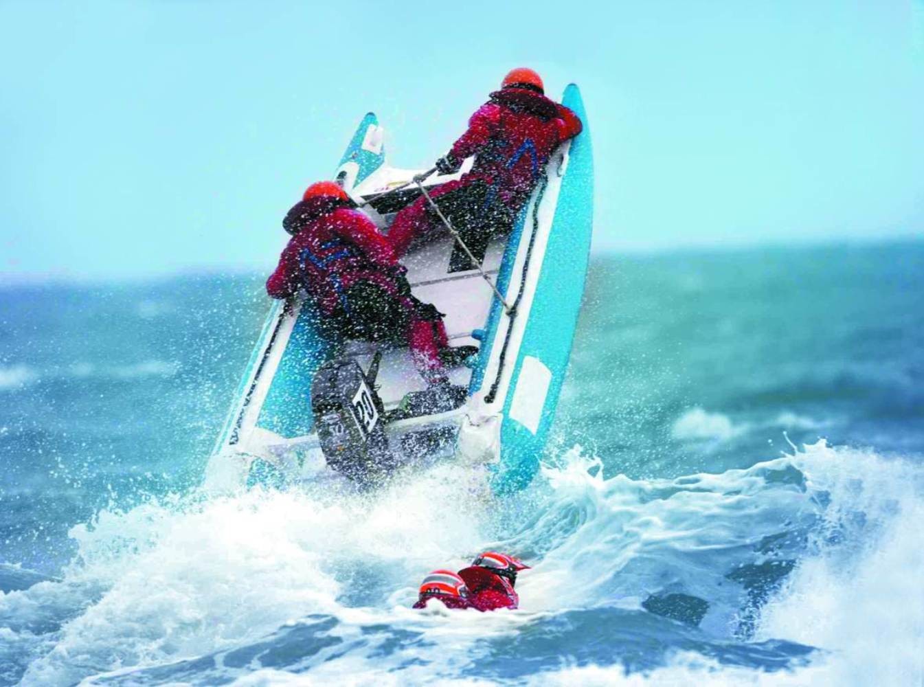 Environment Concerned Catamaran Fishing Boats , 500cm PVC Fabric Catamaran Power Boats