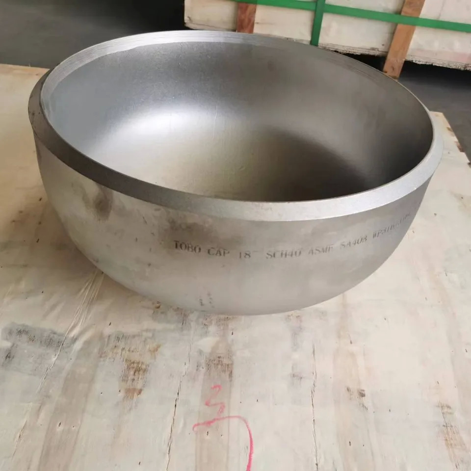 Butt Weld End Caps Head Tank Head Asme B16.9 A234 Stainless Steel 304 316l 904 Butt Welded Seamless Pipe End Caps