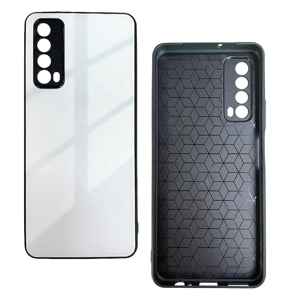 Slim Design Sublimation Blank Glass phone case 2D Shockproof