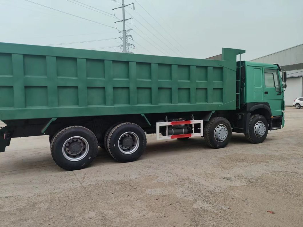 High Horsepower 375HP Sinotruk HOWO 8*4 Dump Truck Secondhand Truck