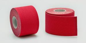 China China Red color Kinesiology Tape 5cm x 5m CE Certificate Custom Logo Print wholesale