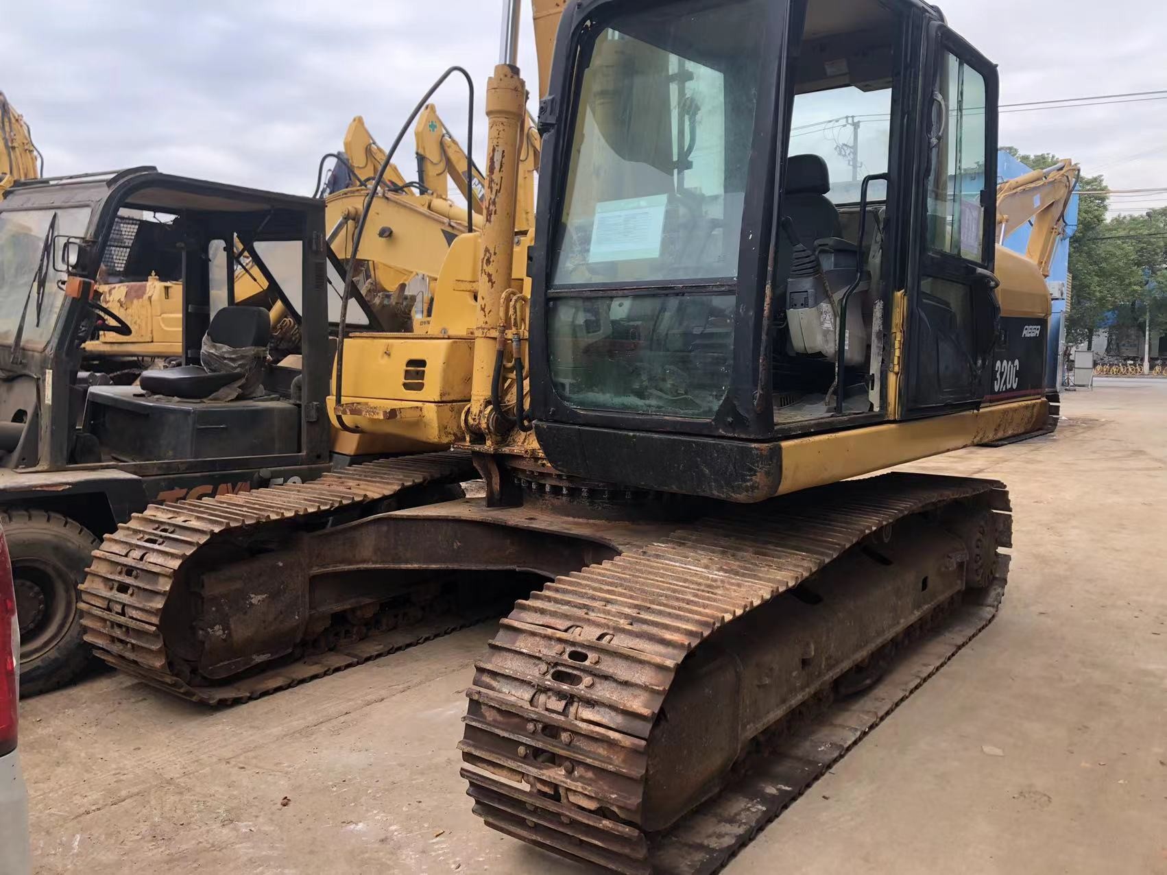 Caterpillar 320C 320CL Used Cat Crawler Excavator 20t 1M3 Bucket