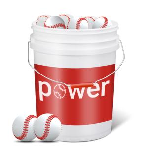 China Optic Yellow Plastic 5 Gallon Empty Baseball Softball Bucket for Water ISO9001 Certified wholesale