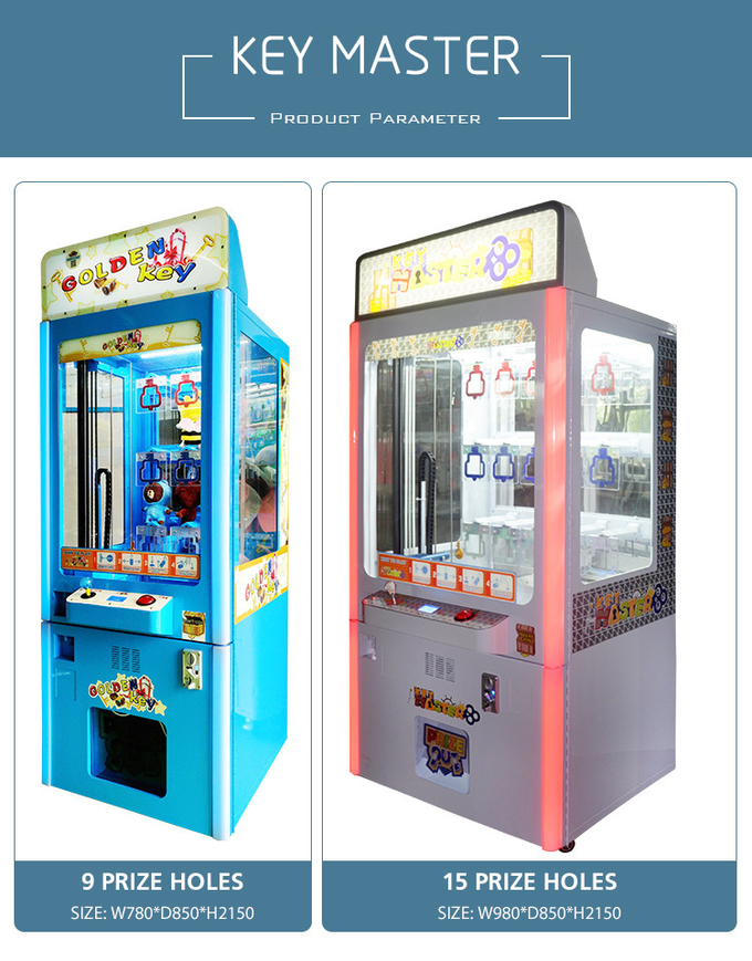Golden Key Prize Vending Game Key Master Push Shoes Toy Gift Redemption Arcade Machine