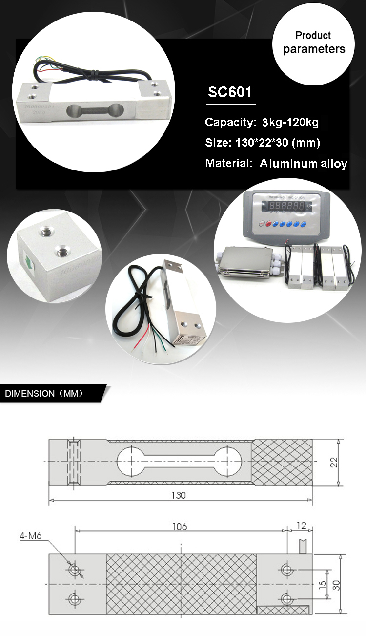 Czl601 Chinese Cheap 0-100Kg 130X22X30 Load Cell