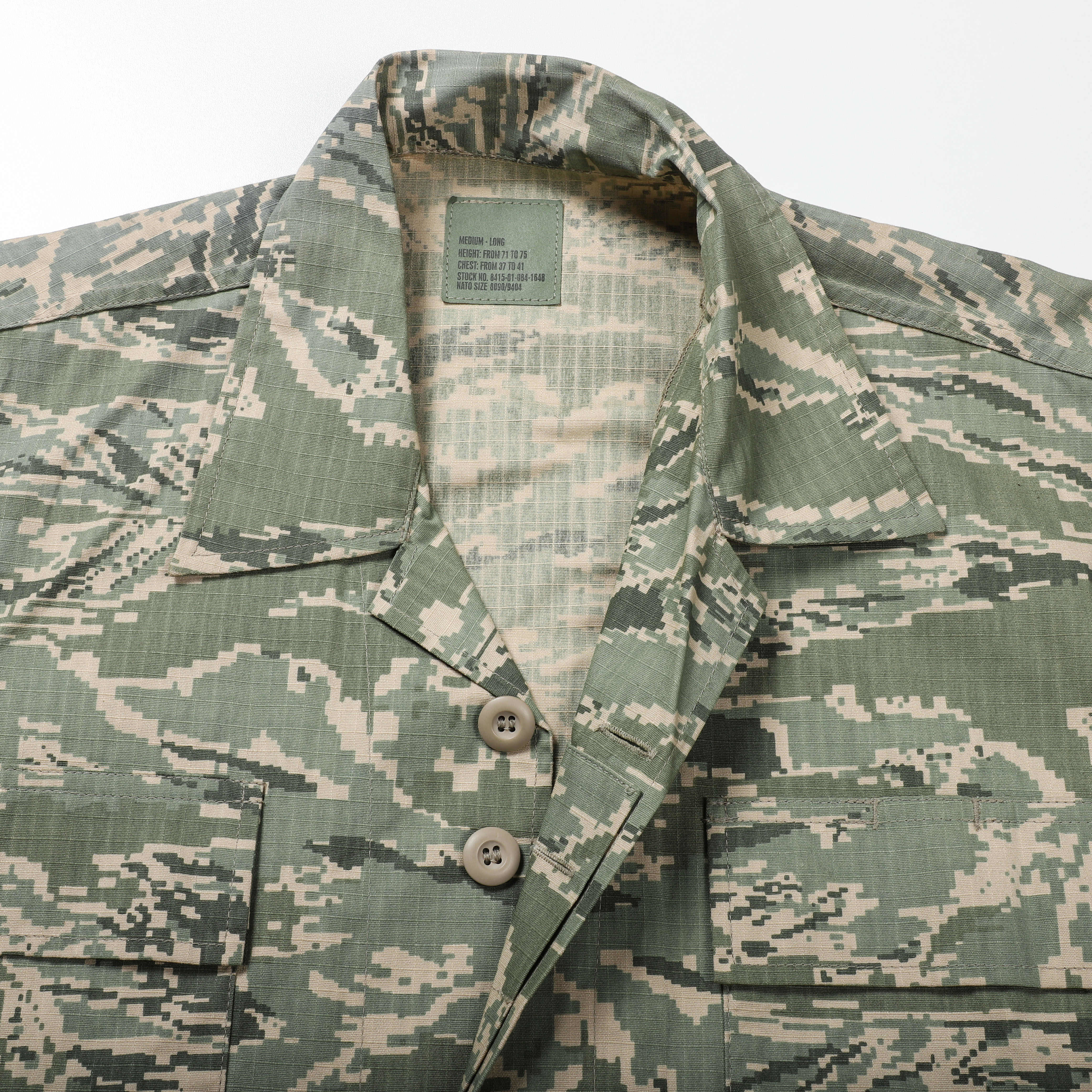 BDU American Tiger Camoulfage Plaid Fabric Army Combat Uniform