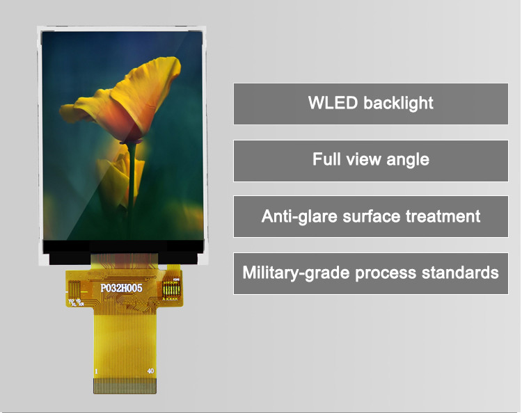 Polcd 350 Nit Small TFT Display ILI9341V 3.2 Spi Tft Display P032H005