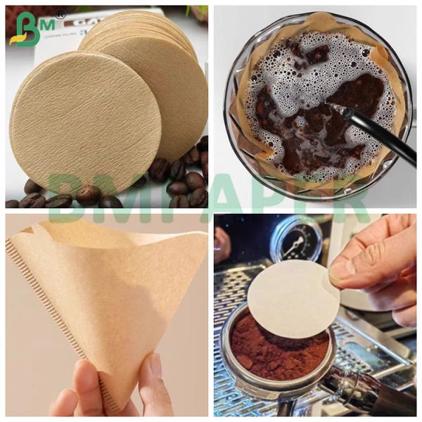 360mm 380mm 50gsm Brown Coffee Filters Paper For Conical Coffee Filter 360mm 380mm 50gsm Brown Coffee Filters Paper For Conical Coffee Filter
