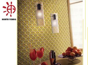 China HTY - TC 300 300*300 Best Selling Background Design Mosaic, Glass Art Pattern Mosaic Wall Tile wholesale