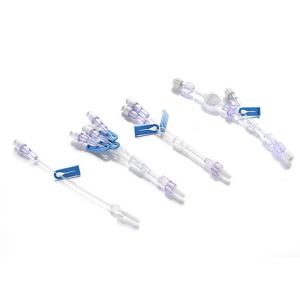 China Disposable 1 2 3 Way Needle Free Infusion Set Needleless Adapters IV Infusion Tube wholesale