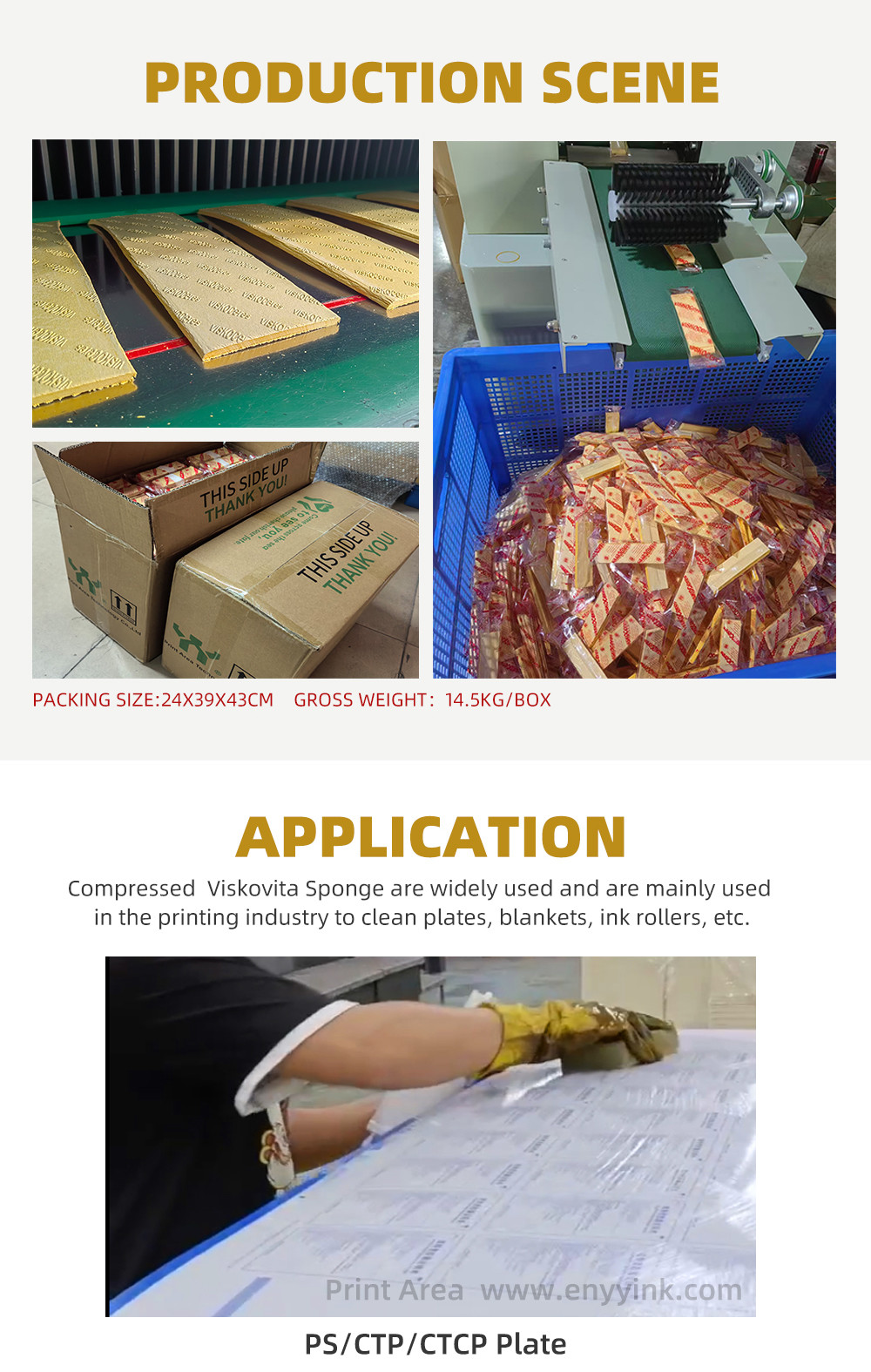 Viskovita-Ceres Sponge Printing Machine Spare Parts