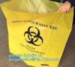 Autoclavable Biohazard Bags, Medical Waste Bags, Self Adhesive Sealing Tape