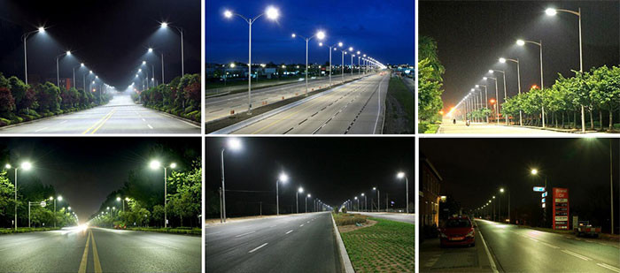 Waterproof 150W Led Street Light IP66 Shoebox Led Parking Lot Lights 5500K