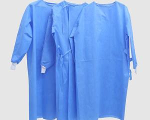 China Non Woven Disposable Gowns sms PP Medical patient wear surgical gowns custom patient uniform wholesale