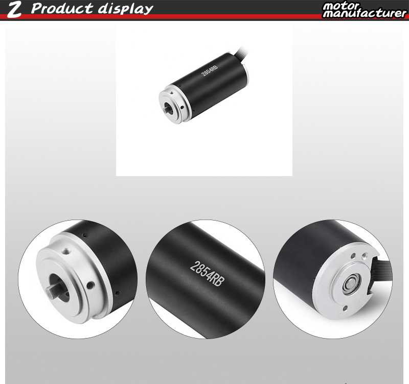 Faradyi Customized FR-2854RB 30V 36V 28Mm 20000RPM Brushless linear Coreless DC Motor For Robot Machine And Nail Drill Machine
