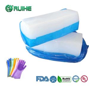 China High Translucent Raw Material HCR Silicone Rubber For Gloves wholesale