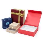 Custom Rigid Cardboard Packaging Luxury Magnet Gift Box Your Own Logo With