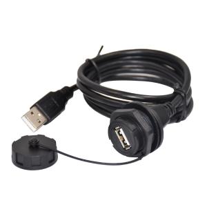 China Rohs Industrial Ethernet Connector Male USB 2.0 To Female Panel USB 2.0 Cable wholesale