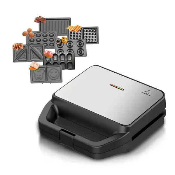 7 5 3 In 1 Mini Electric Waffle Sandwich Makers Non Stick Multifunction