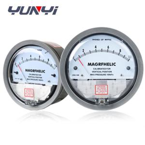 China 4 Dial Differential Micro Pressure Gauge Manometer Anti Vibration wholesale