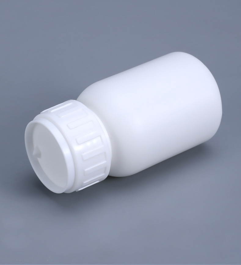 Portable 50ML HDPE Fluorinated Round Bottle for Agricultural Medicine Distribution