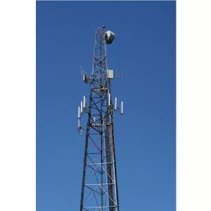 China Hot Dip Galvanized Tubular Steel Tower 30m 60m Gsm Communication Telecom wholesale