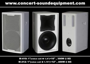 China Bass Reflex Full Range Nightclub Sound Equipment 96dB 97dB Black / White Finish wholesale