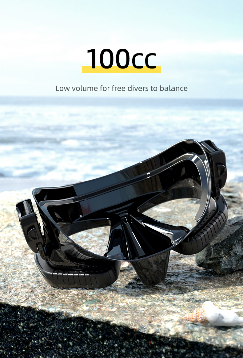 PC Frame Camera Mount Optical Scuba Mask For Underwater Diving