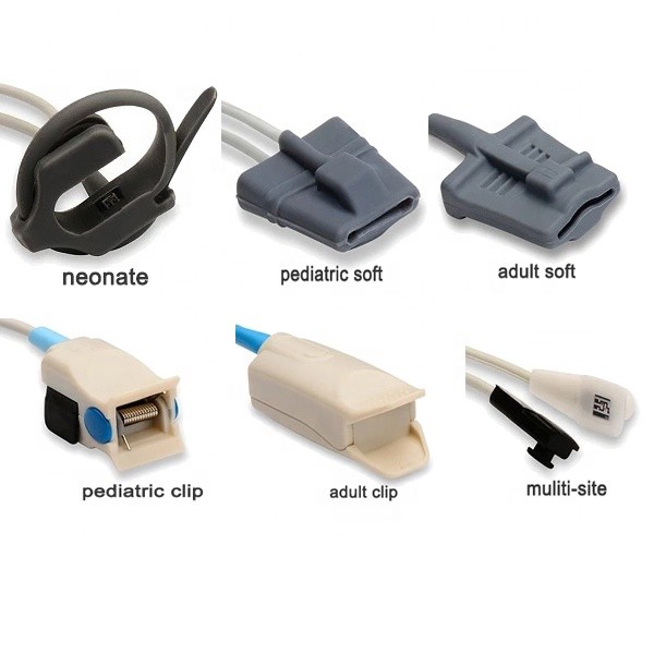 20 Pin 10ft Reusable Spo2 Sensors Ear Clip Vet Veterinary Spo2 Sensor