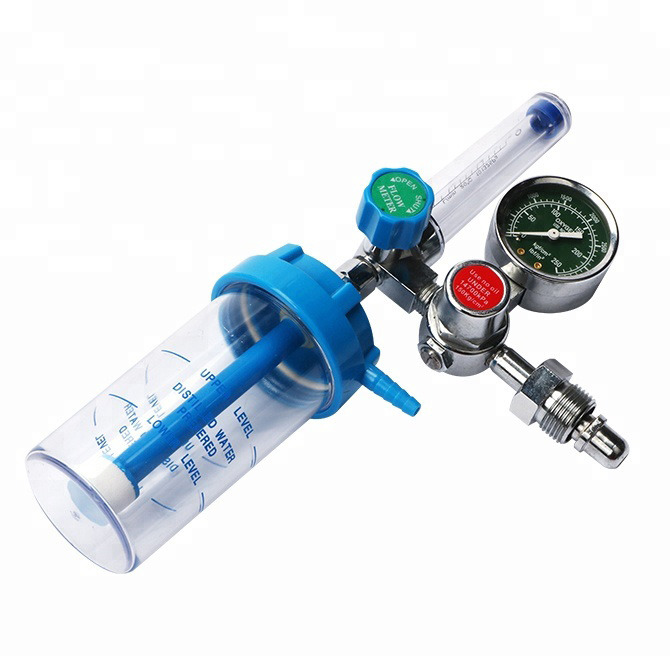 Medical Oxigen Flow Meter Regulator Flow Meter Oxygen Inhalator Breathing In Hospital