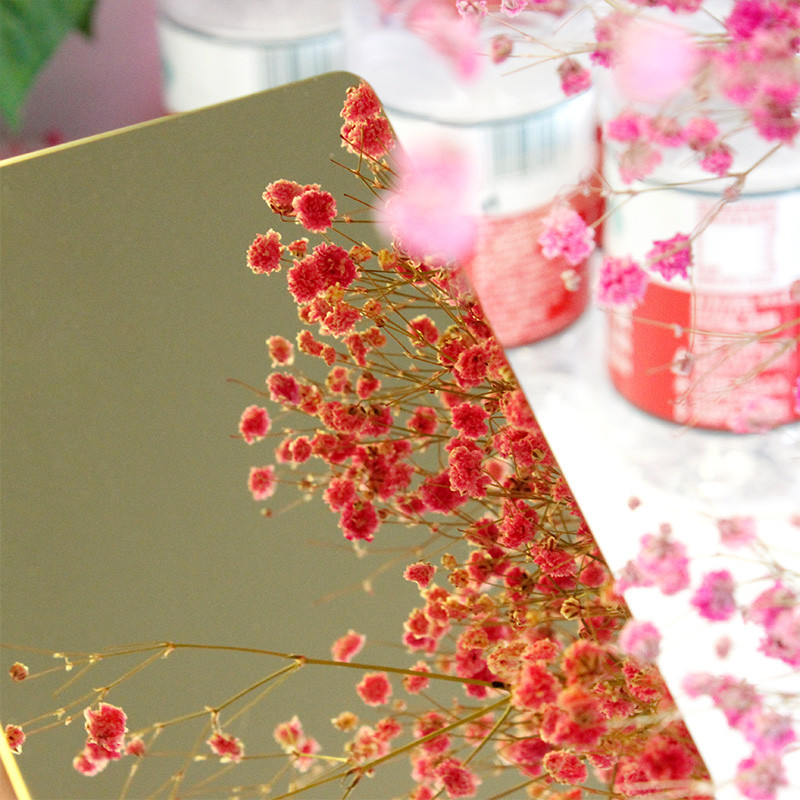 Aisi 201 304 410 430 4X8 Gold Mirror Stainless Steel Sheet Rose Gold Color