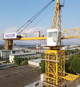 China Sinocorp 10t Harmmerhead Tower Crane With Chassis wholesale