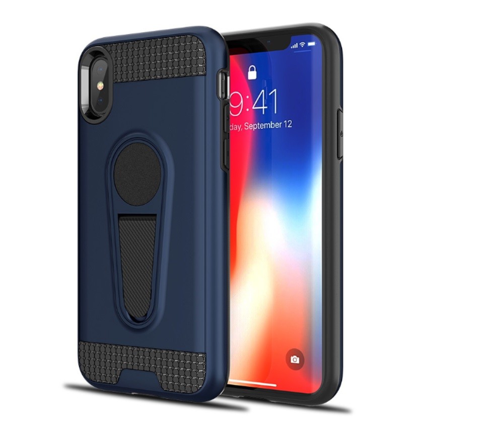 Wang PC+TPU Armor Case with with Kickstand Car Magnetic Absorption Function for Samsung S8 S8 Edge Note8 J5 2017 J7 Prim