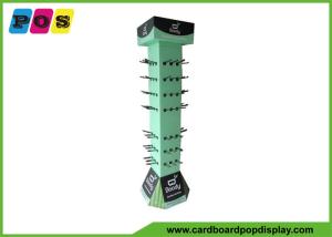 China Retail POP Rotating Cardboard Peg Display For Bamboo Clothing And Eco Wear HD010 wholesale