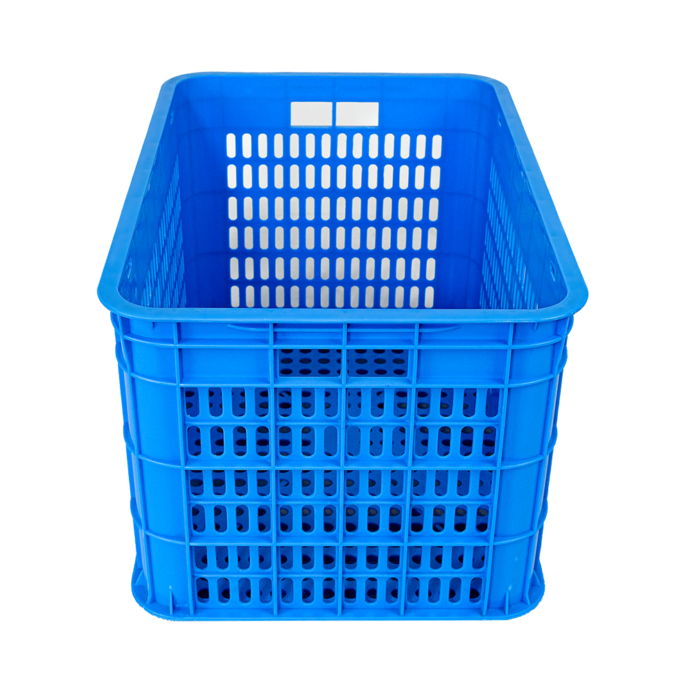PP Supermarket Storage Mesh Basket for Fruit Vegetable Multifunction Blue Fruit Basket