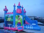Kids Indoor or Outdoor Princess Commercial Inflatables Bouncy Castle House for