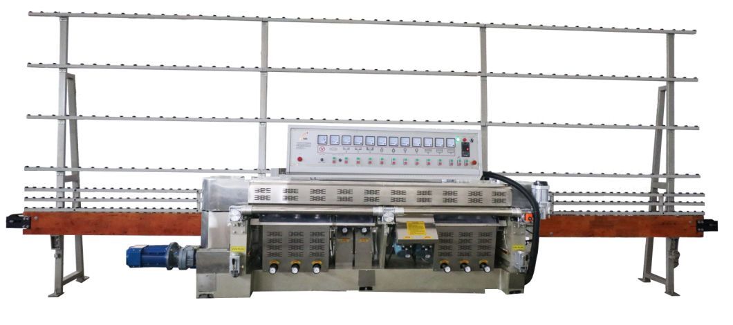 Hot Selling CE Certificate 10 Motors Straight Line Edging Machine Glass Polishing Machine