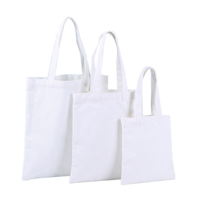 Wholesale Daily Sustainable Natural washable canvas shopping bags 12oz