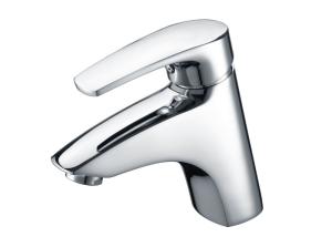 China Modern Bathroom Faucets Single Lever Basin Brass Water Taps Sink Faucet wholesale
