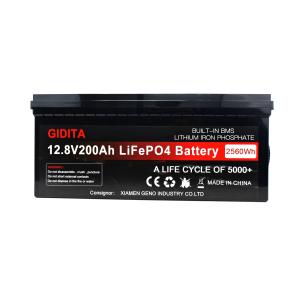 China 12.8V 200AH LiFePO4 Solar Power System Battery 20kg 520*238*220mm wholesale