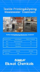 China Textile Processing Bluwat Ferric Sulphate Effluent Wastewater Treatment wholesale