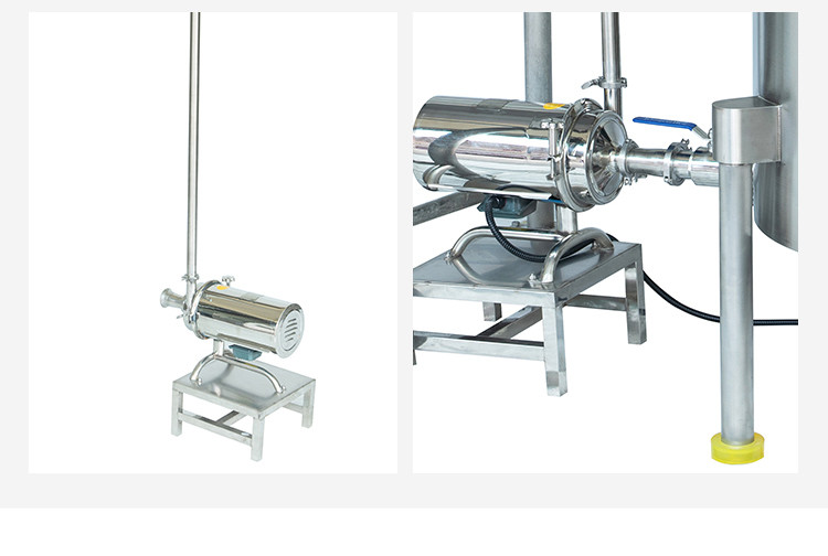 320L 304 High Speed Food Mixing Machine Touch Screen Semi Automatic