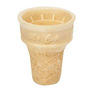 China 72mm Length Custom Wafer Cones , Cool Ice Cream Sugar Cone wholesale
