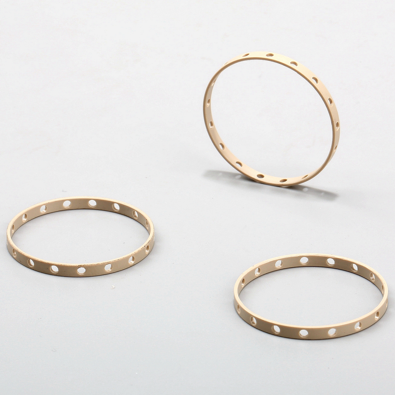 0.01mm Tolerance Pps Ring Custom Cnc Parts , Engineer Plastic Cnc Precision Machining