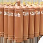 High Pressure Welding Industrial Use Acetylene Gas Cylinders With QF-15A Valve