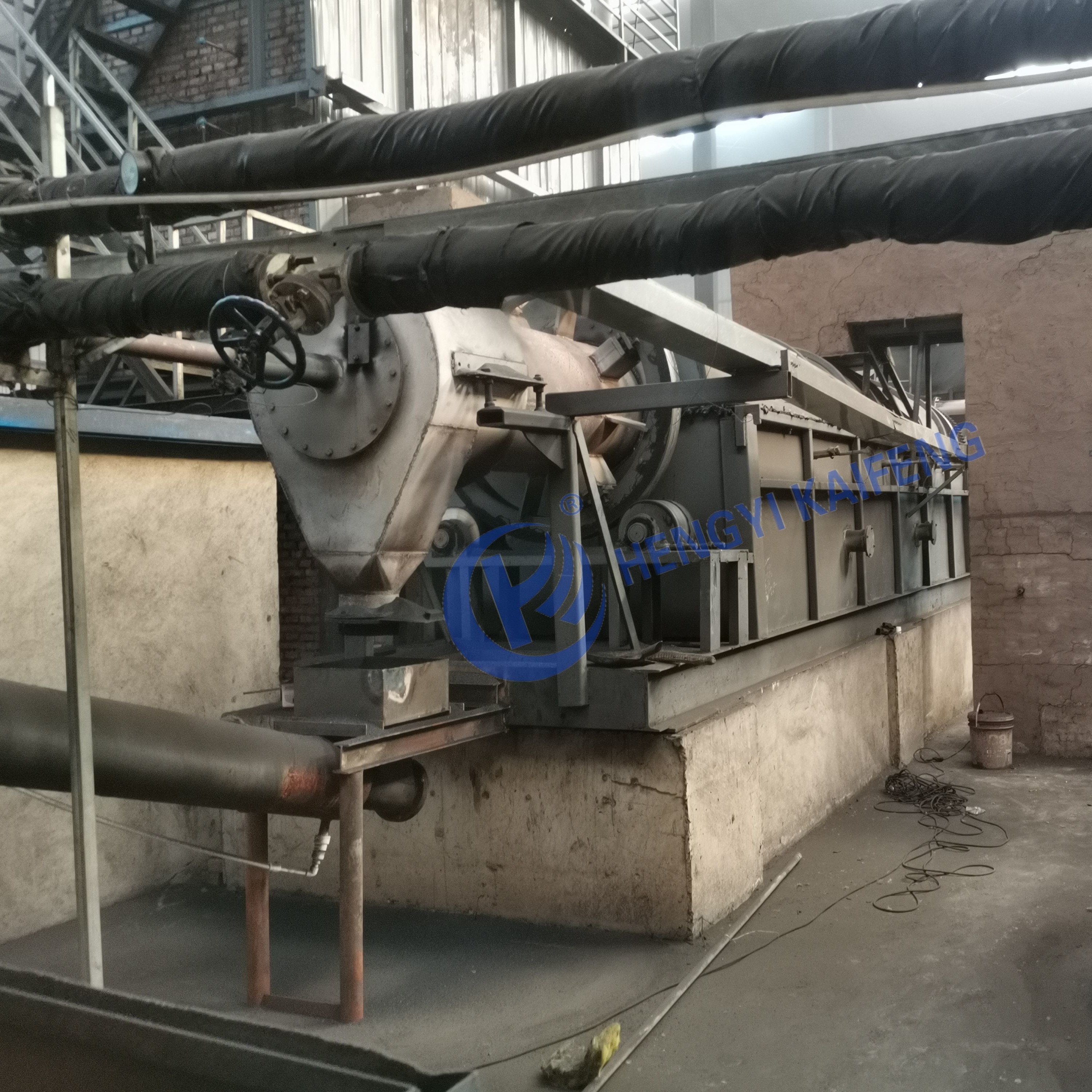Automated SlEP Activated Carbon Kiln Steam Activation Onsite Installation
