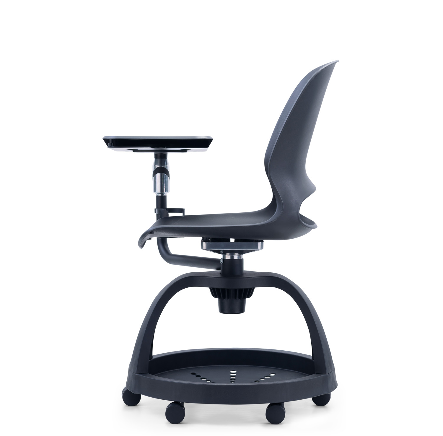 Full Function Movable Training Chair With Writing Pad and Storage Bracket for School