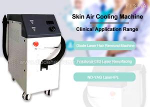 China Low Temperature Cold Air Machine Comfortable Skin Cooling Machine For Laser Treatment wholesale