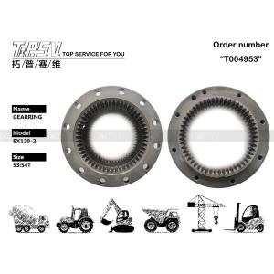 China 2028037 Excavator Ring Gear Black Planetary Gearbox Parts For HITACHI EX120-2 wholesale