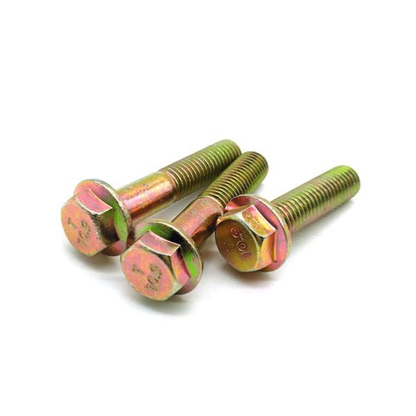 DIN 6921 Grade 4.8/8.8 Zinc Coated Serrated Flange Bolt Iso4162/EN1665 Hex Flange Screws